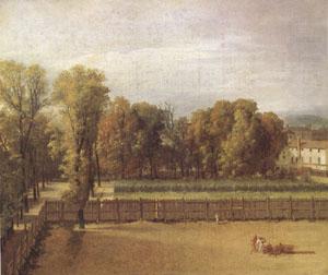 Jacques-Louis  David View of the Garden of the Luxembourg Palace (mk05) china oil painting image